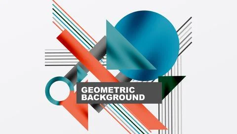 Geometric background showcasing sharp lines, contrasting colors, and イラスト素材