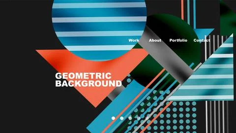 Geometric background showcasing sharp lines, contrasting colors, and 스톡 일러스트