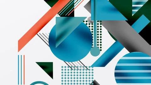 Geometric background showcasing sharp lines, contrasting colors, and 스톡 일러스트