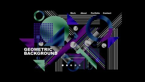 Geometric background showcasing sharp lines, contrasting colors, and 스톡 일러스트