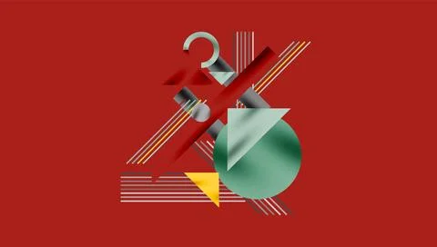 Geometric background showcasing sharp lines, contrasting colors, and minima.. Illustrazione stock