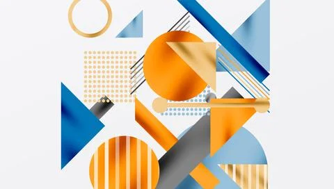 Geometric background showcasing sharp lines, contrasting colors, and minima.. 스톡 일러스트