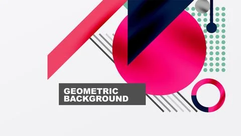 Geometric background showcasing sharp lines, contrasting colors, and Illustrazione stock