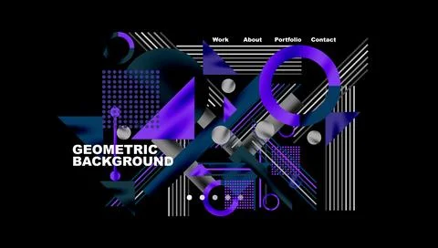 Geometric background showcasing sharp lines, contrasting colors, and 스톡 일러스트