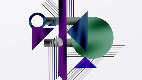 Geometric background showcasing sharp lines, contrasting colors, and 스톡 일러스트