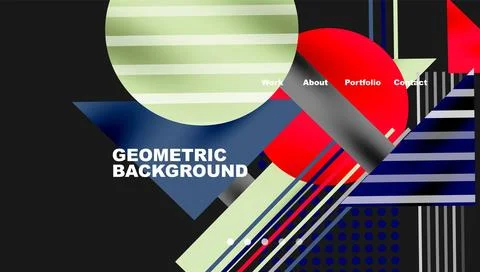 Geometric background showcasing sharp lines, contrasting colors, and 스톡 일러스트