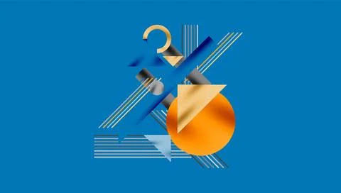 Geometric background showcasing sharp lines, contrasting colors, and 스톡 일러스트