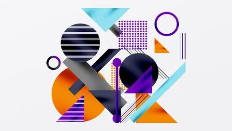 Geometric background showcasing sharp lines, contrasting colors, and 스톡 일러스트