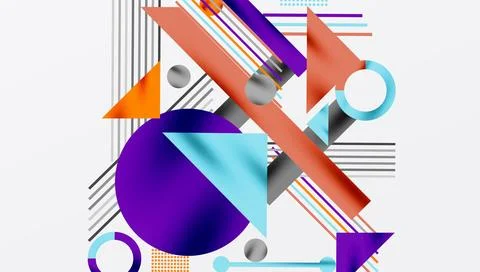 Geometric background showcasing sharp lines, contrasting colors, and 스톡 일러스트