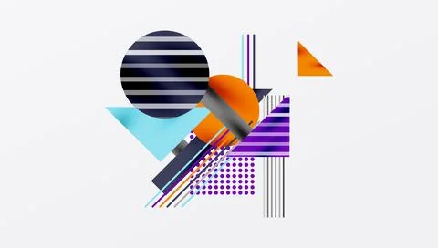 Geometric background showcasing sharp lines, contrasting colors, and 스톡 일러스트