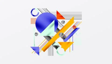 Geometric background showcasing sharp lines, contrasting colors, and Illustrazione stock