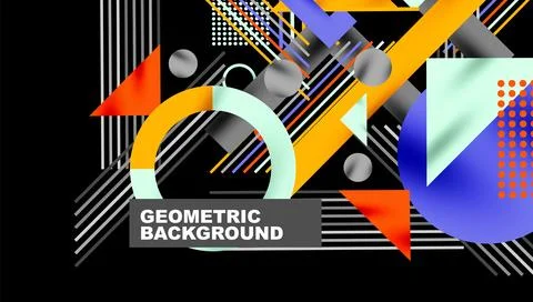 Geometric background showcasing sharp lines, contrasting colors, and 스톡 일러스트
