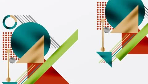 Geometric background showcasing sharp lines, contrasting colors, and 스톡 일러스트