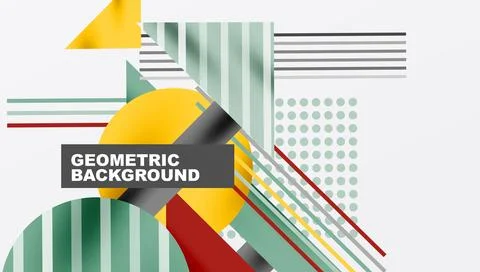 Geometric background showcasing sharp lines, contrasting colors, and イラスト素材