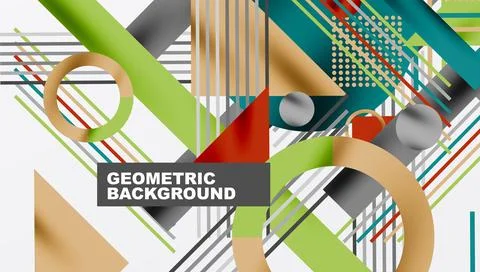 Geometric background showcasing sharp lines, contrasting colors, and 스톡 일러스트