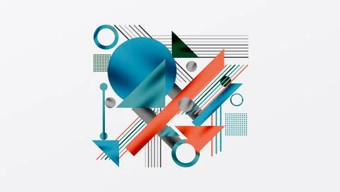 Geometric background showcasing sharp lines, contrasting colors, and 스톡 일러스트