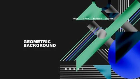 Geometric background showcasing sharp lines, contrasting colors, and 스톡 일러스트
