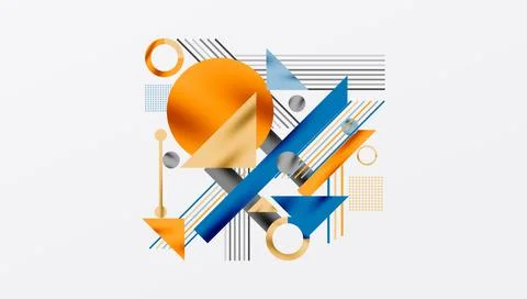 Geometric background showcasing sharp lines, contrasting colors, and 스톡 일러스트