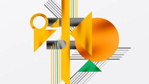 Geometric background showcasing sharp lines, contrasting colors, and Illustrazione stock