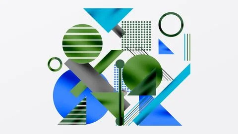 Geometric background showcasing sharp lines, contrasting colors, and 스톡 일러스트