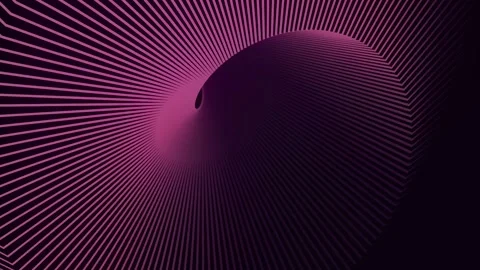 Geometric background with spiral line pattern. 3d rendering loop animation 4K Stock Footage 264265446