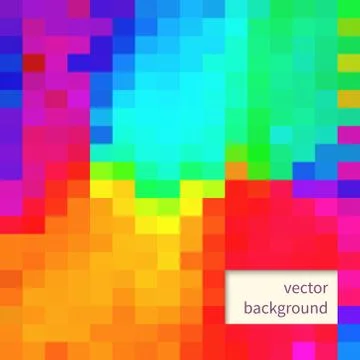 Geometric background of squares Stock Illustration