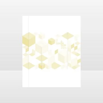 Geometric background template covers, flyers, banners, posters for presentations Stock Illustration