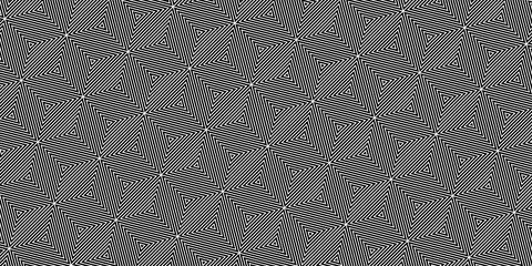 Geometric background with triangle pattern monochrome Illustrazione stock