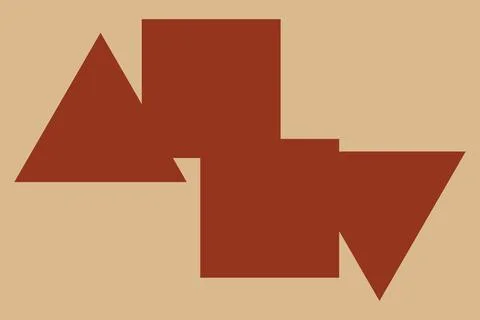 Geometric Background Triangle Shapes and Designs Brown Colors Abstract イラスト素材