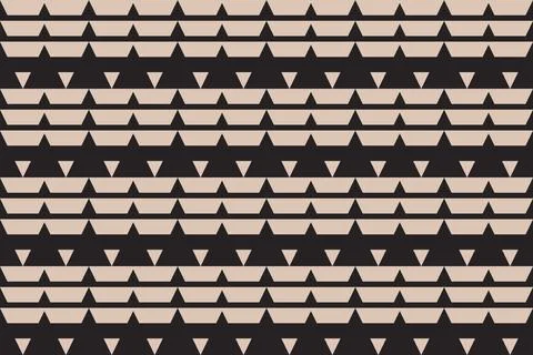 Geometric Background Triangle Shapes and Designs Brown Colors Geometric Pattern 库存插图