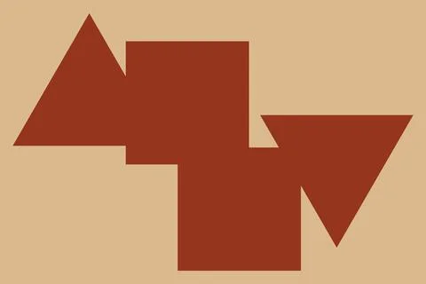 Geometric Background Triangle Shapes and Designs Brown Colors Abstract イラスト素材