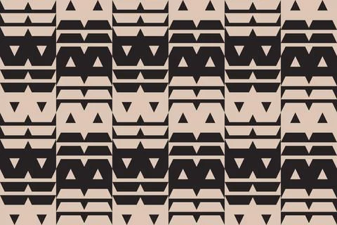 Geometric Background Triangle Shapes and Designs Brown Colors Abstract Stock Illustration