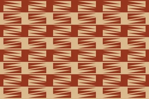 Geometric Background Triangle Shapes and Designs Brown Colors Geometric Pattern Stock Illustration