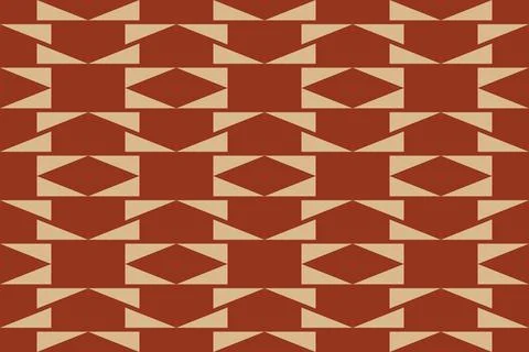 Geometric Background Triangle Shapes and Designs Brown Colors Geometric Pattern Stock Illustration