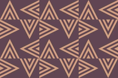 Geometric Background Triangle Shapes and Designs Brown Colors Geometric Pattern Illustrazione stock