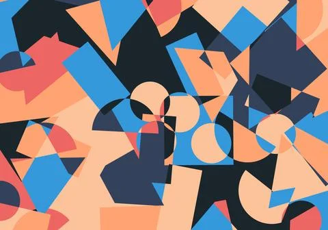 Geometric background. Vector illustration. Stock Illustration