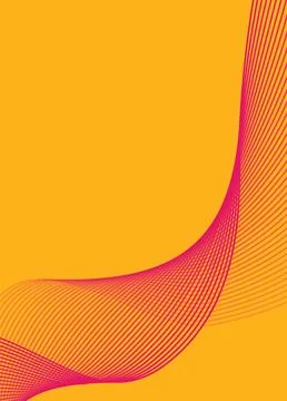 Geometric background with wavy line pattern. Stock Illustration