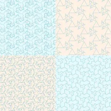 Geometric backgrounds 7 Stock Illustration