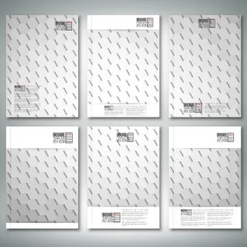 Geometric backgrounds, abstract hexagonal patterns. Brochure, flyer or report Illustrazione stock