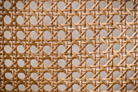 Geometric basketwork seamless pattern stylish texture with repeating straight Stock Photos