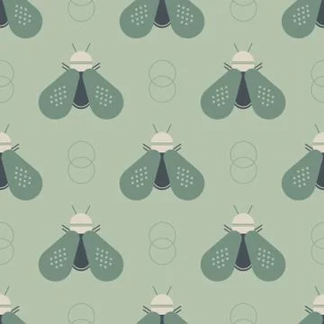 Geometric bee geometric pattern イラスト素材
