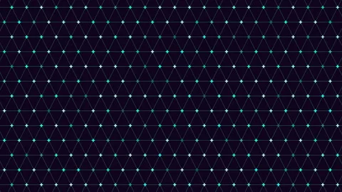 Geometric black and green pattern with white dots and grid lines Stock Footage 316742148