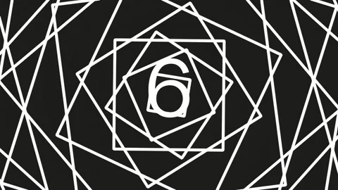 Geometric black and white abstract pattern background for modern design Stock Footage 342116234