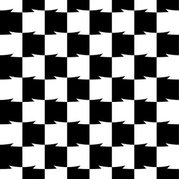Geometric black and white pattern. Seamlessly repeatable. 스톡 일러스트