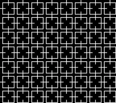 Geometric black and white pattern on black and white background Illustrazione stock