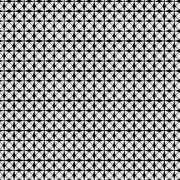 Geometric Black and White Pattern Design Stock Illustration