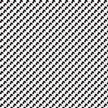 Geometric black and white pattern with subtle red dots for modern graphic d.. Stock Illustration