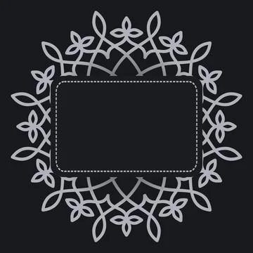 Geometric black background Stock Illustration