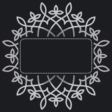 Geometric black background Stock Illustration