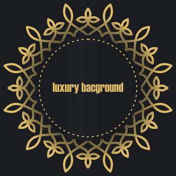 Geometric black background Stock Illustration